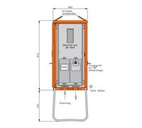 walther Walther Werke Armoire de connexion 55kVA/1 sortie/1 zone/Direct WA0011 Quantité:1