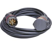 Walther Werke 39100502250100 alimentation Rallonge 16 A noir 25.00 m