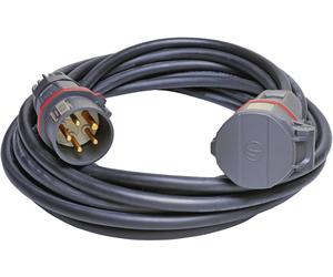 Walther Werke 39100502250100 alimentation Rallonge 16 A noir 25.00 m