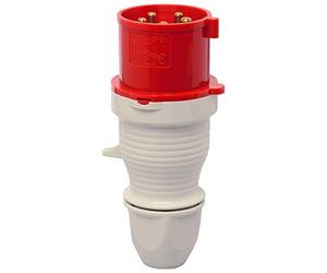 Walther Werke CEE-St 32A 5p. 6 h. Walther 230 SL Vis à tête cylindrique IP44 Rouge 400 V