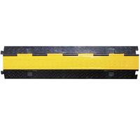 Walther Werke Serre-câble 39870020 - Caoutchouc noir et jaune - Nombre de canaux : 2 1000 mm - Contenu : 1 m