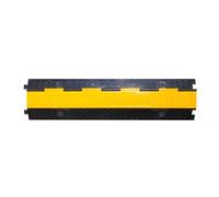 Walther Werke Protège-câbles 39870020 caoutchouc noir, jaune Nombre de canaux: 2 1000 mm Contenu: 1 m