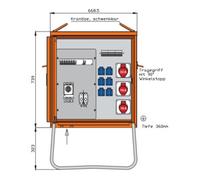 walther_werke Walther Werke Armoire de distribution 44kVA WV0310R1 Quantité:1