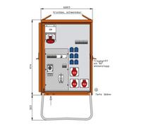 walther_werke Walther Werke Armoire de distribution 55kVA WV0363R1 Quantité:1