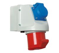 walther_werke Walther Werke Mini-boîtier mural combiné 32A 5P400V6h+protection IP44 135 Quantité:1