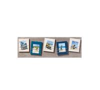 Walther, YO581L,La Casa Cadre de galerie bleu, pour 5 photos 8X11 cm