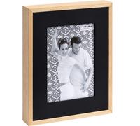 Walther, YP318B,Double cadre pour portrait, 13x18 cm, naturel/noir