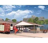Walthers - Abri de Stockage Ouvert - Accessoires de Train Miniature - Échelle : 1:87