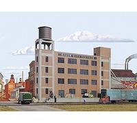 Walthers Corn 933-3178 - Silverstone Textile Usine, Fond Bâtiments, Bâtiments