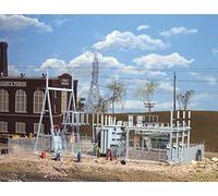 Walthers Series Kit HO Scale Northern Light Power Substation Accessories