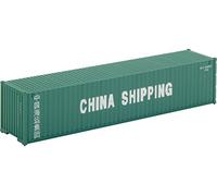 Walthers Cornerstone Ho Scale 40' Corrugated-Side Shipping Container China Shipping (Green)