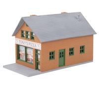 Walthers - Kits de Centre Commercial, Pizza Tonys - Accessoires de Train Miniature - Échelle : 1:87