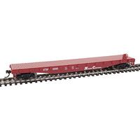 Walthers Spur H0 Flatcar Wagon Plat Santa Fe