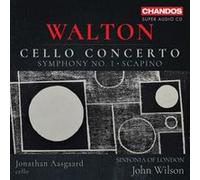 Jonathan Aasgaard - Walton: Cello Concerto; Symphony No. 1, Scapino