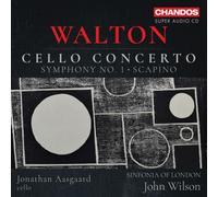 Jonathan Aasgaard - Walton: Cello Concerto; Symphony No. 1, Scapino
