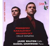 Walton,Jamie - Prokofiev, Kabalevsky, Miaskovsky: Cello Sonatas [Import]