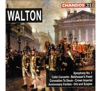 Walton, W. – Symphonie n°1, Concertos pour violoncelle, Te Deum, Marches – NAXOS – Import