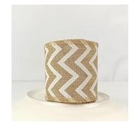 Waltonalice Juteband Sackleinenrolle 10 cm Breit Leinenband Geschenkband Dekoband Jute Bänder natürliche Vintage Bastelband Weihnachtband für DIY Handwerk Hochzeit Party Welle