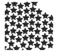 Waltonalice Lot de 200 confettis noirs - Étoile - Décoration de table - Paillettes - Pour anniversaire, mariage, fête, Noël, chambre d'enfant