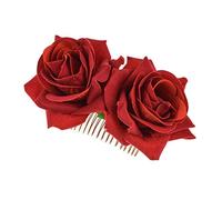 Waltonalice Peigne à cheveux rose pour mariage, fiançailles, bal de fin d'année, fête, 1 pièce