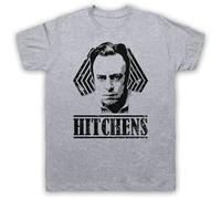 Wamake Christopher Hitchens Unatheist Author Tribute T-Shirt Grey M