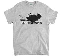 Wamake Inspired by Phantom of The Paradise T Shirt - Death Records 70S Depalma Grey L