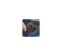 Wamantic Portefeuille Homme Cuir Personnalisé - Cadeau Fête des Pères avec Nom Gravé, Porte Monnaie Homme Multi Compartiments Cadeau Papa/Futur Papa/Grand-père (Brun-5)