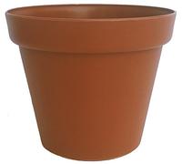 Wamat Pot de fleurs XXL - Grande taille - 45 cm - Terracotta