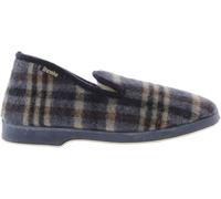 Wamba by Victoria Homme Confortable Cuadros F/Lana Chaussons Bas, Bleu (Marino), 39 EU