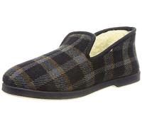 Wamba By Victoria Homme Confortable Cuadros H/RECTA Chausson, Marino, 48 EU