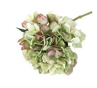 Wambere 6 pièces Fleur d'hortensia artificielle, Bouquets de fleurs de soie réalistes à longue tige unique pour arrangements floraux DIY, décorations de fête de mariage, décoration de maison, centres