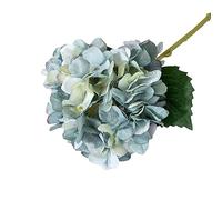 Wambere 9 pièces Fleur d'hortensia artificielle, réaliste à longue tige unique en soie - Bouquets de fleurs d'hydrangea pour arrangements floraux DIY, décorations de mariage, décoration de maison