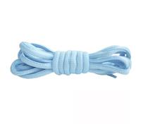 Wambere Lot de 2 Paires de Lacets Demi-Ronds de qualité supérieure Chaussures de Rechange Plates 6 mm de Large pour Chaussures de Sport,Chaussures de Course Bleu Ciel 80 cm