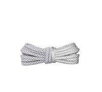 Wambere Lot de 2 paires de lacets - Diamètre : 0,4 cm - Lacets réfléchissants - Ronds - Résistants à la déchirure - Pour baskets, chaussures de sport et de loisirs - Blanc A - 100 cm, Blanc B, Taille