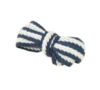 Wambere Lot de 3 paires de lacets plats - Lacets tissés - Différentes tailles - Pour baskets, chaussures de sport, chaussures de loisirs, noir A, 60 cm, bleu marine, 140 cm