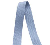 Wambere Sangle en coton de 25 mm x 25 mm - Pour travaux manuels, travaux manuels, sacs, vêtements - Bleu clair