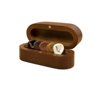 Wambooka 5 Sensi - Médiators artisanal avec empreinte anatomique en os, corne, bois et coco