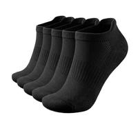 Wamicu Chaussettes Basses Homme 5 Paires Fines Respirant et Coton Courtes | Chaussettes Socquettes de Sport, Antidérapantes, pour Running Travail et Cyclisme Tennis Loisirs