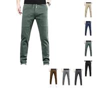 WAMIZEU Multipants - Pantalon cargo durable multi-poches hautement extensible, pantalon cargo sirmale pour homme, pantalon cargo Mencomfy, Vert, XL