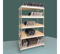 WAMJ AQDY Armoire de Rangement pour Téléphone Portable 15/30/45/60/75/90 Emplacements, Casier de Rangement pour Téléphones Portables, Idéale pour Les Salles de Classe(32x19x57cm/12.6x7.5x22in)