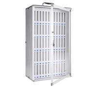 WAMJ AQDY Armoire pour téléphones portables avec serrures et clés, en alliage d'aluminium, idéale pour bureaux, écoles (37 x 19 x 61 cm)