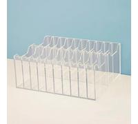 WAMJ AQDY Boîtes de rangement pour téléphone portable, support de téléphone portable, salle de classe, armoire de rangement en acrylique robuste pour salle de classe, bureau, réunion (blanc, 23 x 19 x