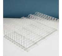 WAMJ AQDY Boîtes de rangement pour téléphone portable, support de téléphone portable, salle de classe, armoire de rangement en acrylique robuste pour salle de classe, bureau, réunion (blanc, 23 x 38 x