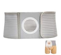 WAMJ AQDY Ceinture pour Colostomie Adulte Unisexe, Ceinture de Soutien pour Stomie, Housses de Poche de Colostomie pour le Sport ou la Vie Quotidienne(L)