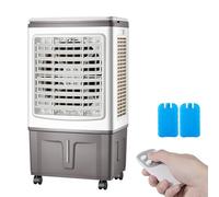 WAMJ AQDY Rafraîchisseurs d'air par Évaporation, Climatiseur Mobile sans Tuyau, avec Grand Réservoir d'eau de 40 L/11 Gal et 2 Glacières, Télécommande Améliorée, pour L'extérieur et L'intérieur
