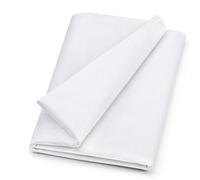 Wamkon 100 x 200 cm de large - Intissé thermocollant - Épaisseur moyenne (50 g/m²) - Pour couture, matelassage, bricolage, couture - Blanc