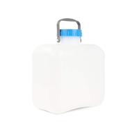 wamovo Bidon à large goulot de 14 litres - Blanc - Avec poignée en étrier - Couvercle à visser DIN 96