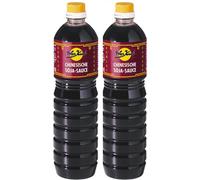 Wan Kwai Sauce soja chinoise foncée pour affiner 1000ml pack de 2