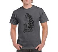 wan The Last Ellie Tattoo of Us Part 2 Fruit of The Loom T-shirt à manches courtes, Noir , XL
