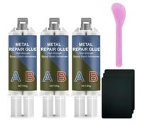 WAN2TLK Colle Métallique 240g - Époxy Extra Forte pour le Métal, l'Acier Inoxydable, le Bois, la Céramique - Pour Réparation et Fonte